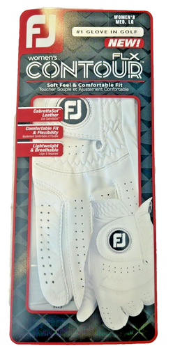 FootJoy Womens Contour FLX CabrettaSof Golf Glove  Left Hand  Size Med/Lg  NEW