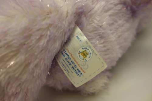 Build A Bear Disney I Carley Púrpura Brillante Piel Confeti Patas Peluche Relleno - Imagen 8 de 8