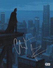 CHRISTIAN BALE SIGNED 11X14 PHOTO THE DARK KNIGHT BATMAN AUTOGRAPH BECKETT 163 CHRISTIAN BALE SIGNED 11X14 PHOTO THE DARK KNIGHT BATMAN AUTOGRAPH BECKETT 163