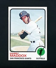 Garry Maddox 1973 Topps RC - San Francisco Giants #322 NM-MT
