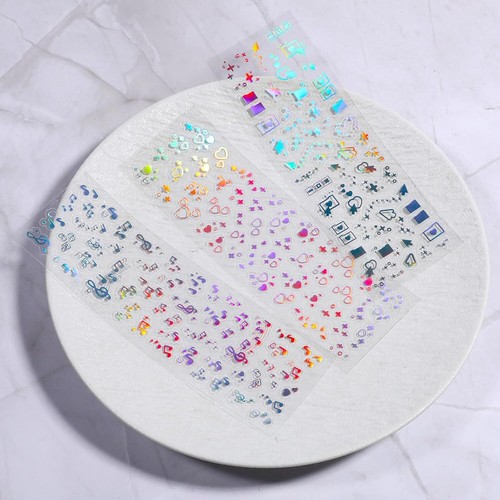 24 Sheets Holographic Kpop Deco Stickers, Scrapbook Sticker for Journaling Photo - Picture 4 of 5