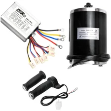 48V 1000W Electric Motor Kit Throttle Grip Controller for Go Kart ATV Scooter