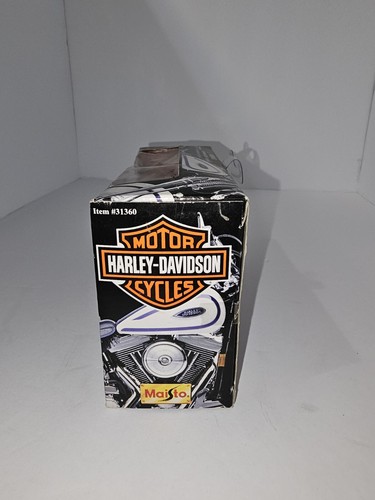 Maisto 1997 Harley Davidson Heritage Springer White/Red 1:18 NEW READ - Picture 2 of 5