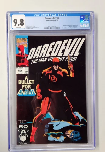 Daredevil #293 CGC 9.8 New Slab - Daredevil, Punisher, Kingpin Appearance