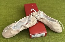 New 4.5 M Adult CAPEZIO Leather PINK Cobra Split Sole 2033 Ballet Shoe FREE SHIP