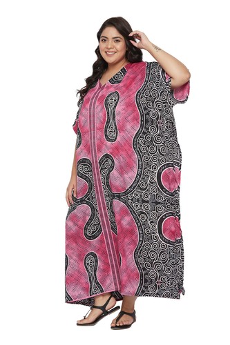 Women Kaftan Casual Maxi Dress Kimono Sleeve Evening Gown Beachwear Sundress - Picture 237 of 452