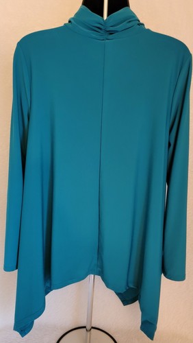 Venus Womens Shirt Top Blouse Size M Medium Green - Picture 10 of 24