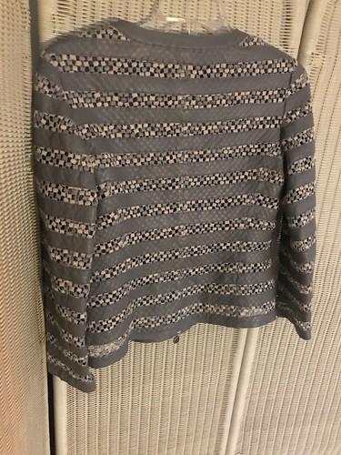 ARMANI COLLEZIONI GIACCA BLAZER DONNA PELLE DI AGNELLO US 6 - Foto 4 di 9