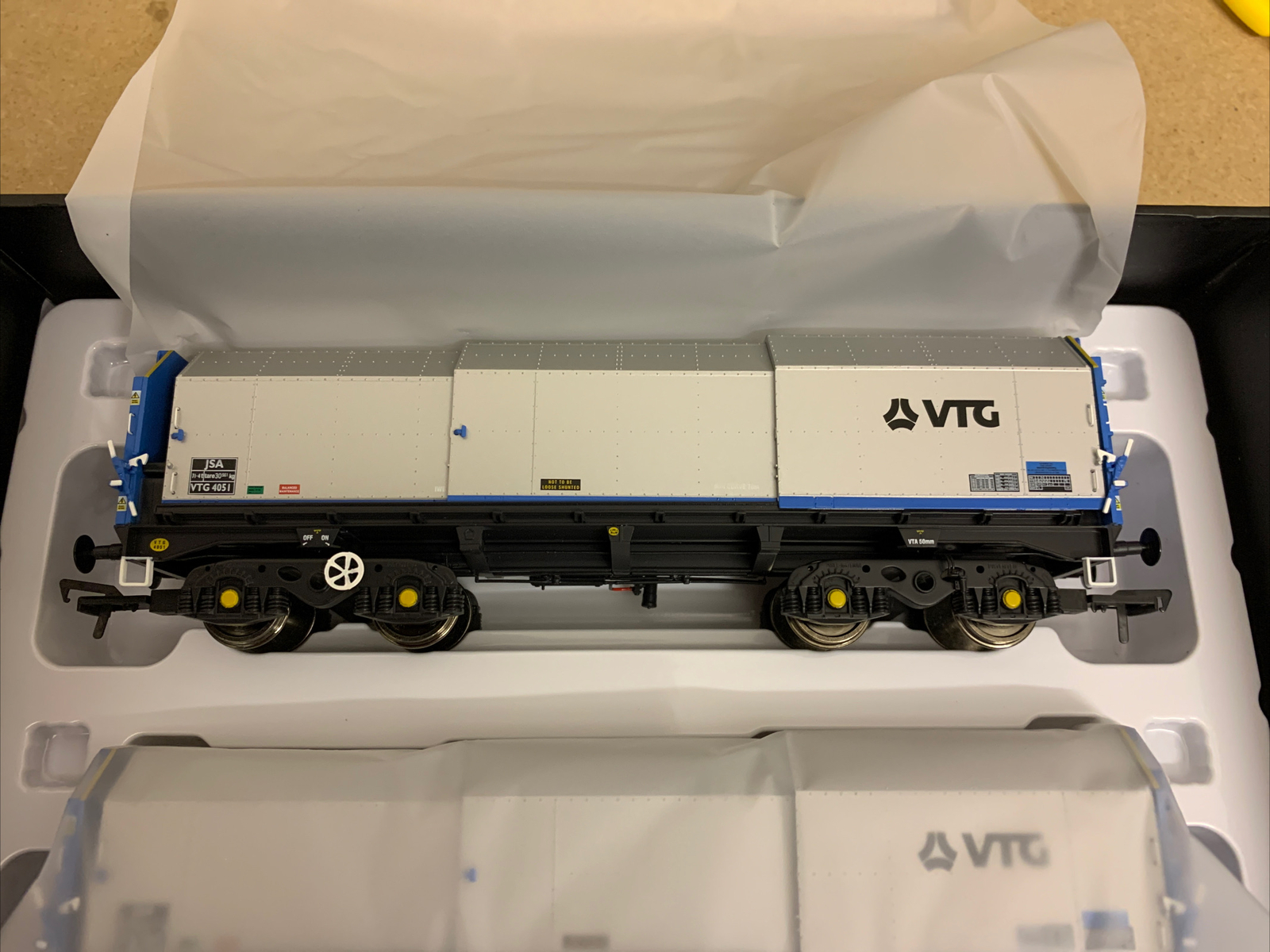 ACC2128VTG3 Accurascale OO JSA Bogie Covered Steel Wagon Twin Pack - VTG 3 TOPS Cena, wyprzedaż