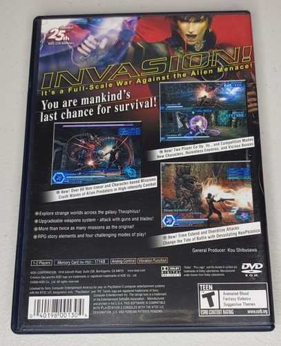 Crimson Sea 2 PS2 Playstation 2 CIB Completo - Imagen 2 de 5