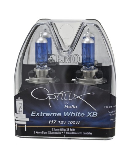Hella Optilux H7 100W XB Extreme Blue Bulbs (pr) FOR Mercedes-Benz SLK55 AMG - Picture 10 of 12