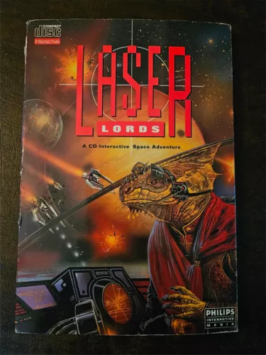 CDi Laser Lords video game w/ slipcover + manual NM disc Philips