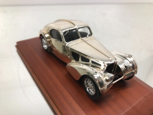 ATLAS DEA BUGATTI 57SC COUPE ATLANTIC SILVER CARS -1:43- FAIR ON STAND - 408 - Bild 5 von 5
