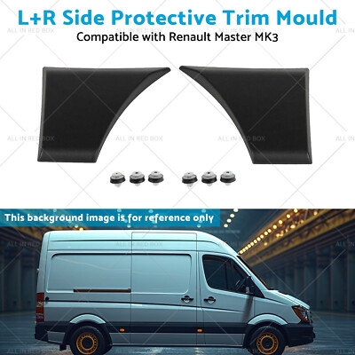 2x Protective Side Trim Mould Front Rear Wheel Suitable for Renault Master 10-