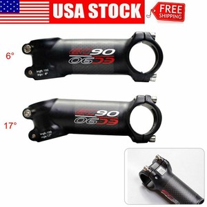 EC90-Bicycle-Stem-Road-Bike-6-17-Carbon-Fiber-Handlebar-Stems-for-1-1-8-Fork