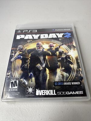 Payday 2 (Sony PlayStation 3, 2013) Complete