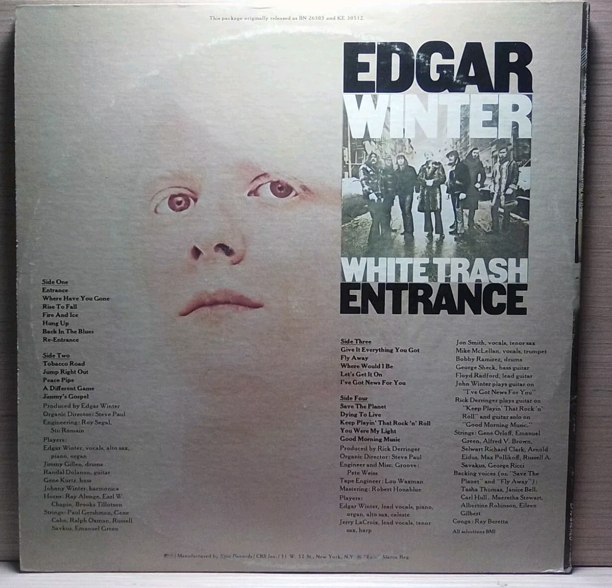 ⭕未開封新品！⭕Edgar Winter's White Trash 24K Edgar Winter – Entrance / White Trash – 2 x Vinyl (LP