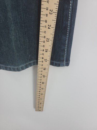Miss Me Jeans Damen 27 Dark Wash Bestickte Tasche Blau Denim Western - Bild 8 von 11