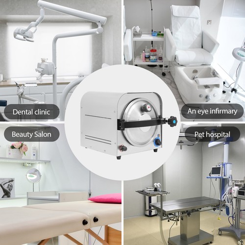 Esterilizador de vapor de acero inoxidable dental actualizado en autoclave esterilización médica - Imagen 6 de 11