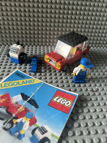 Vintage Lego Town Set 6655 Auto & Tire Repair Complete W/ Instructions. 1984 - Picture 4 of 11