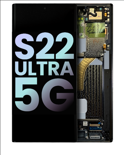 OLED ASSEMBLY MIT RAHMEN KOMPATIBEL FÜR SAMSUNG GALAXY S22 ULTRA 5G - Bild 3 von 4