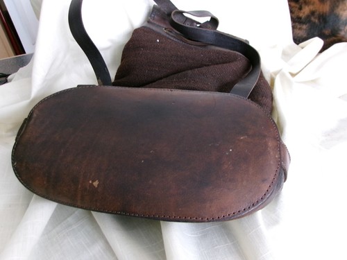 Premium Leather & Canvas Western Saddle Bag for Horse, 18" x 14" (TUV) - Picture 6 of 6