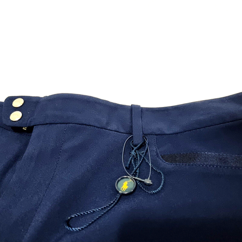 Polo Ralph Lauren Womens Chino Shorts Size 8 Blue Above Knee Zip Fly BNWOT - Picture 21 of 24