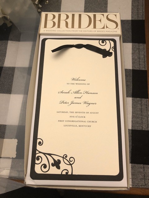 Brides Magazine Wedding Collection Black Ivory Printable