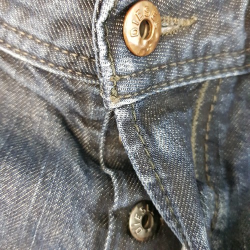 Jeans Diesel Uomo 30x32 Blu Belther 0088Z Regular Slim Denim Conico W30 L32 - Foto 5 di 13