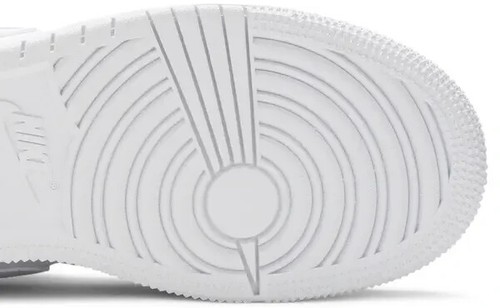 Nike Air Jordan 1 Mid GS Triple White US 5,5Y EU 38 - Bild 5 von 8