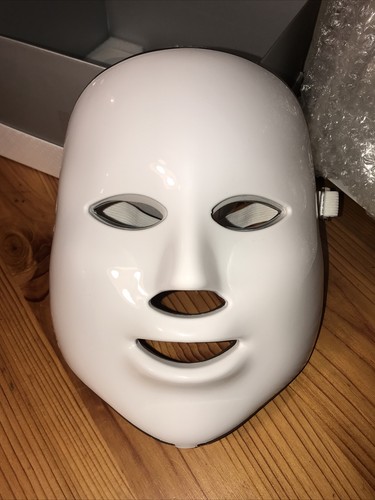 7 Colors LED Light Photon Therapy Face Neck Mask for Facial Skin Care Wrinkles - Picture 3 of 19