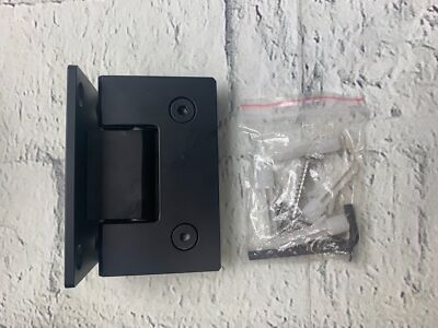 Shower Door Hinges Glass to Glass Brackets 90 180 Degree Opening and Closing