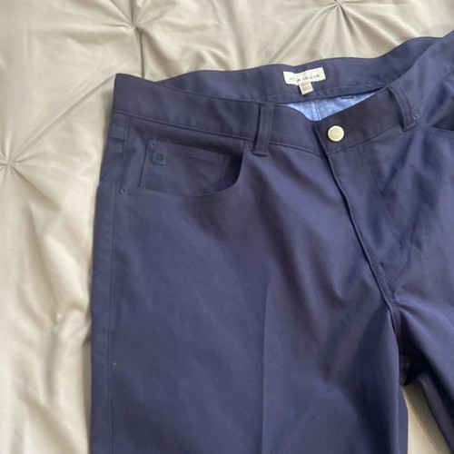 Herren 35x32 Peter Millar Hose Golf dunkelblau RN100306 siehe Bilder - Bild 2 von 9