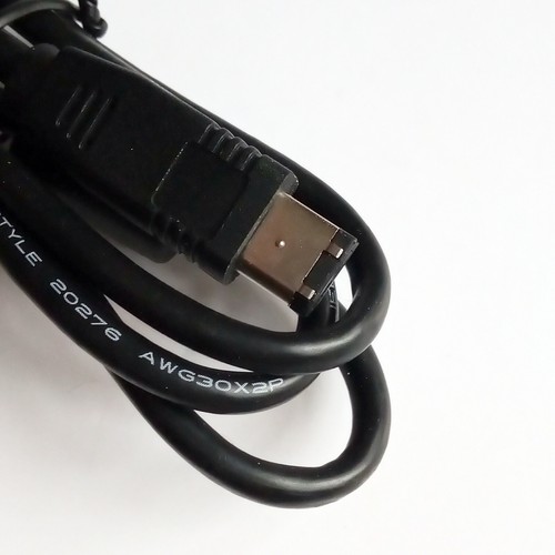 FireWire IEEE-1394 Cable - 6-Pin Male to 4-Pin Male - Black - 1m - New - Picture 2 of 3
