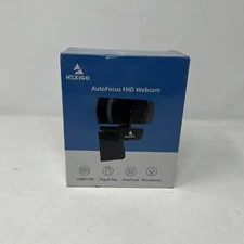 Nexigo AutoFocus 1080p  FHD Webcam W/ Microphone & CMOS Sensor -Black