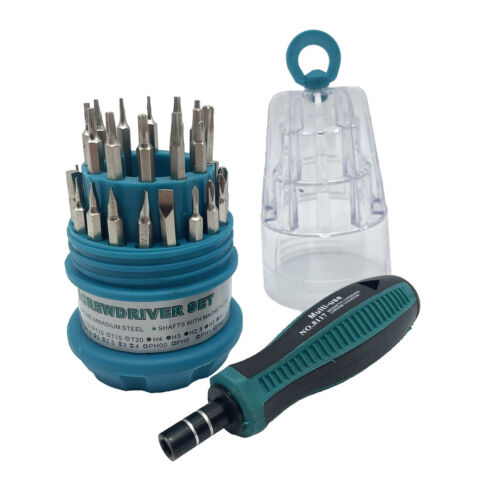31 in 1 Mini Screwdriver Set Multi-function Electronics Phone Repair Tool Kit - Picture 2 of 24