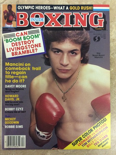Inside Boxing Magazine December 1984 Ray "Boom Boom" Mancini Great condition - Picture 2 of 5