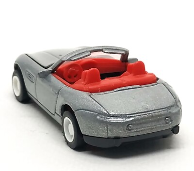 Majorette BMW Z8 Silver Red Interior / White Wheels Pull
