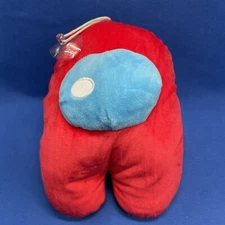 Among Us Plush Red InnerSloth Crewmate 8in With Suction Cup Hanger