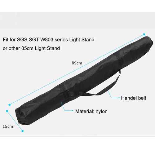 Studio 60cm/85cm/118cm Light Stand Carrying Bag Storage Case for Tripod Umbrella - Picture 13 of 14