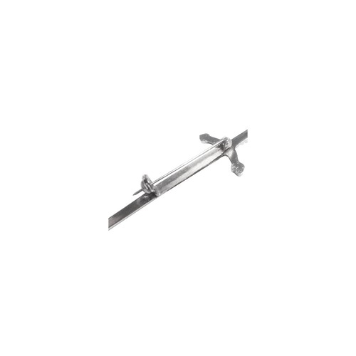 Scottish Kilt Pins Thistle Design Highland Kilt Pin Chrome Finish - Picture 2 of 3