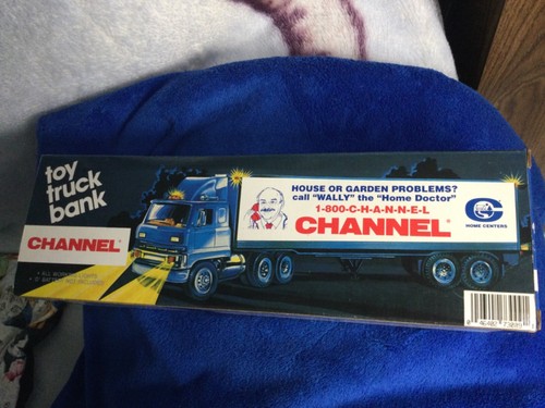 Vintage CHANNEL HOME CENTERS Toy Truck Bank Home Doctor Wally NIB - Picture 2 of 8