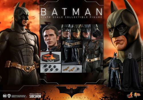 1:6 Batman Begins Figura Movie Masterpiece Batman Hot Toys Exclusive - HOT908079 - Imagen 6 de 6