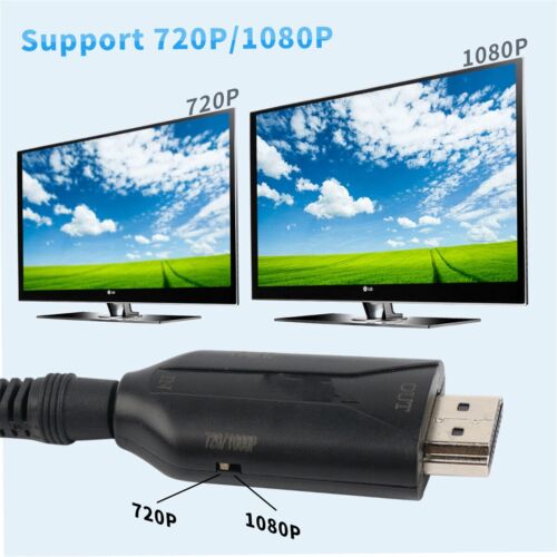 New USB Cable Line For HDTV Monitor Display Wii To HDMI Adapter HD 720P/1080P - Picture 10 of 12