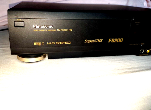 PANASONIC NV FS 200 Super VHS-S Videorekorder funktioniert HQ+Fernbedieung - Bild 6 von 14
