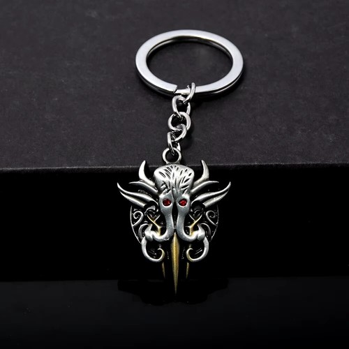 Game Baldur's Gate 3 Keyring Larian Studios Keychain Dungeons & Dragons UK Gift - Picture 2 of 4