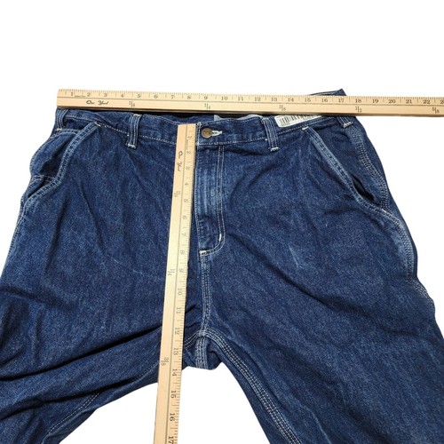 Carhartt Carpenter Jeans Relaxed Fit Work Utility Hose Denim Blau Herren 36 x 32 - Bild 7 von 11