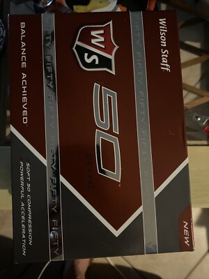 Wilson Staff 50 / FIFTY ELITE Golf Balls - White 1 Dozen . Buy One Get  Free