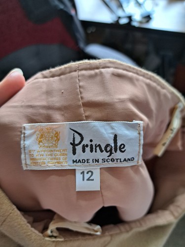 Gonna PRINGLE SCOZIA marrone 100% lana linea A taglia 8 10 - Foto 4 di 6