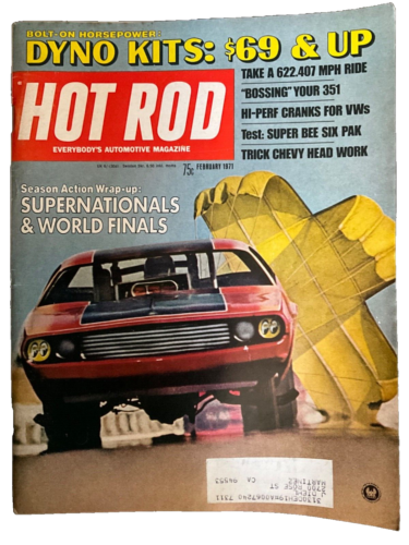 1971 Hot Rod Dodge Charger Super Bee Boss 351 Mustang Ramchargers Drag Racing FC - Photo 1 sur 2